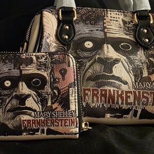 Frankenstein Mini Satchel + Matching Wallet Set — New With Tags